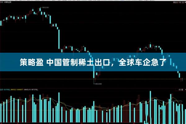策略盈 中国管制稀土出口，全球车企急了