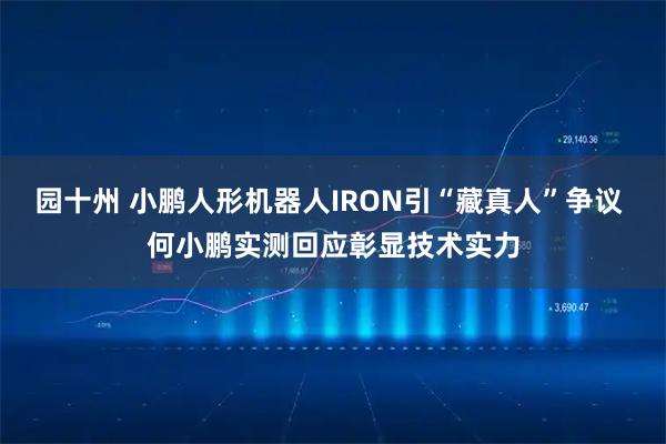 园十州 小鹏人形机器人IRON引“藏真人”争议 何小鹏实测回应彰显技术实力
